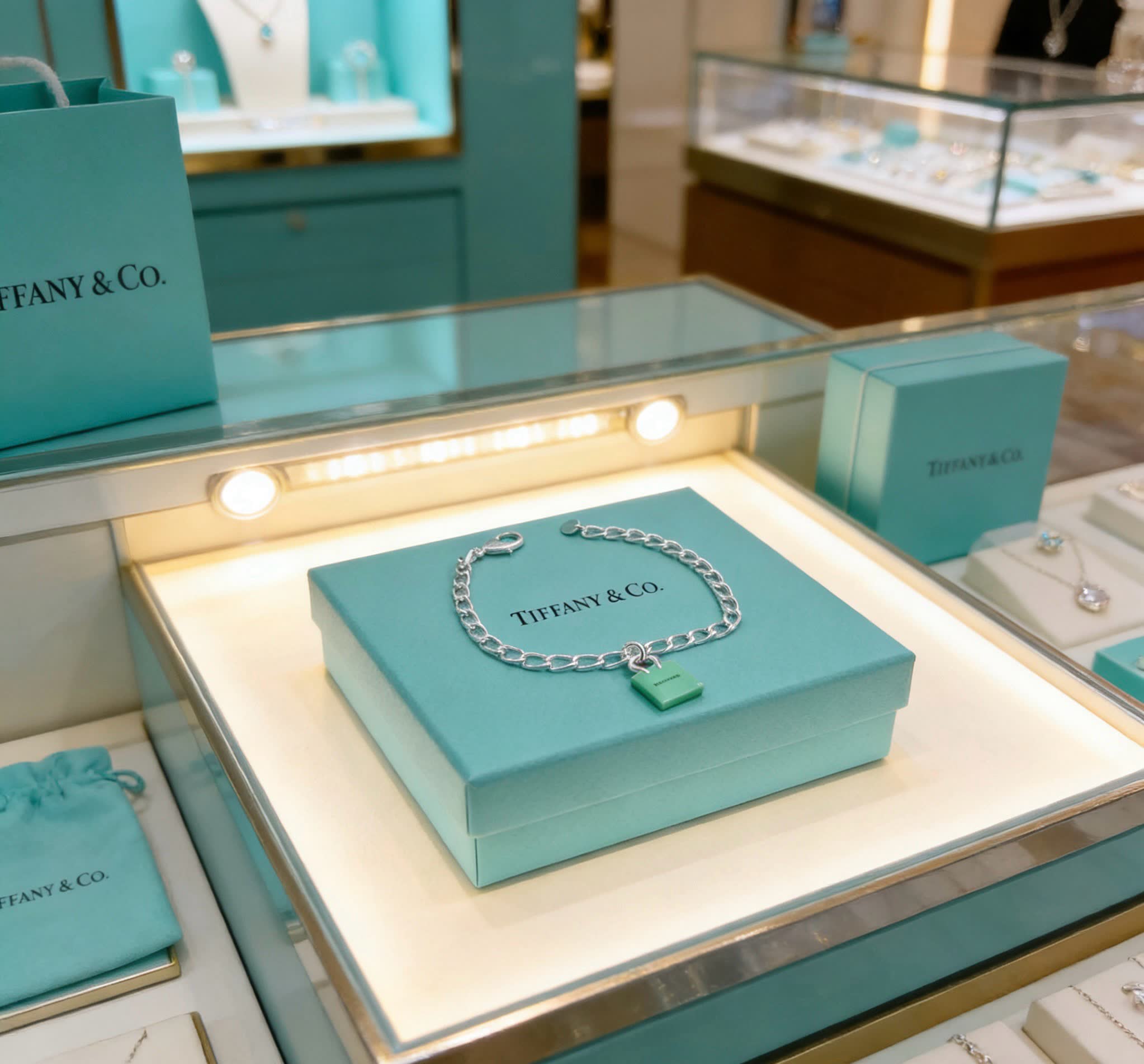 Tiffany & Co. Silver Charm Bracelet